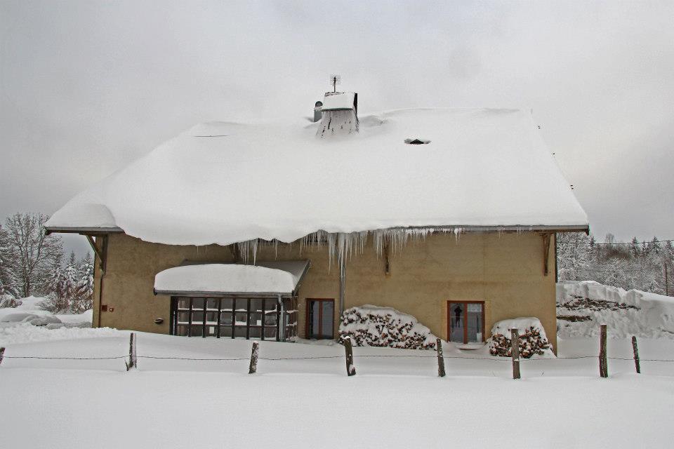 Auberge De La Perdrix Hauterive-la-Fresse Exterior photo